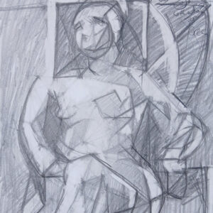 Rossco Running With The Crew 29x42 cm pencil on card £75