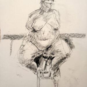 Thomas Guest A2 Gwen Charcoal on cartridge paper £75